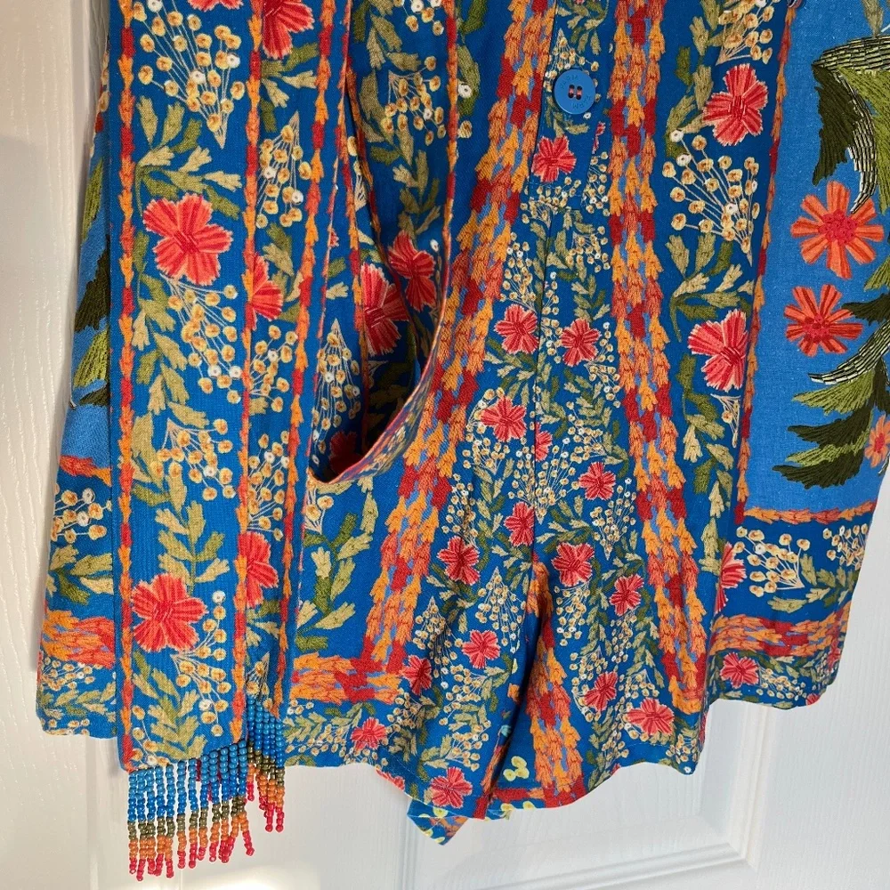 FARM Rio Romper Garden Blue Size Small NEW NEVER WORN - Picture 4 of 5